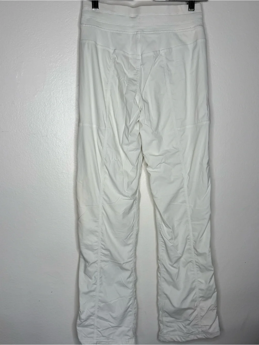 Lululemon Dance Studio Pants Bone Fill Length Sz 4 - Picture 2 of 8